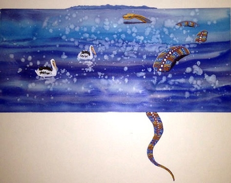 Painting - Waugal by the late Shane Pickett