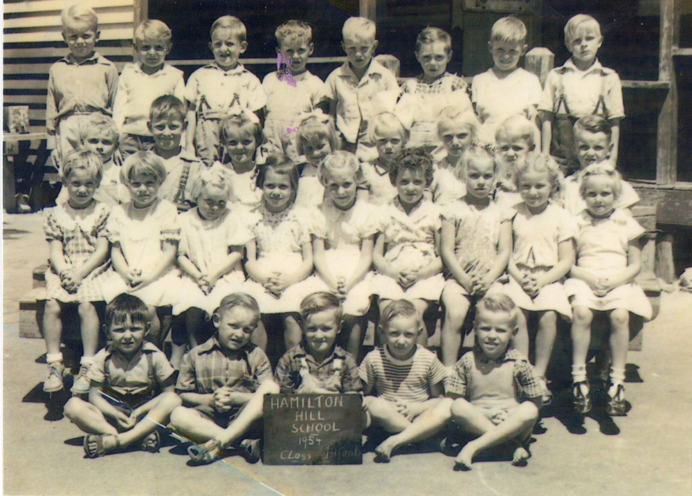 Infants class at Hamilton Hill Primary School, 1954 [picture]